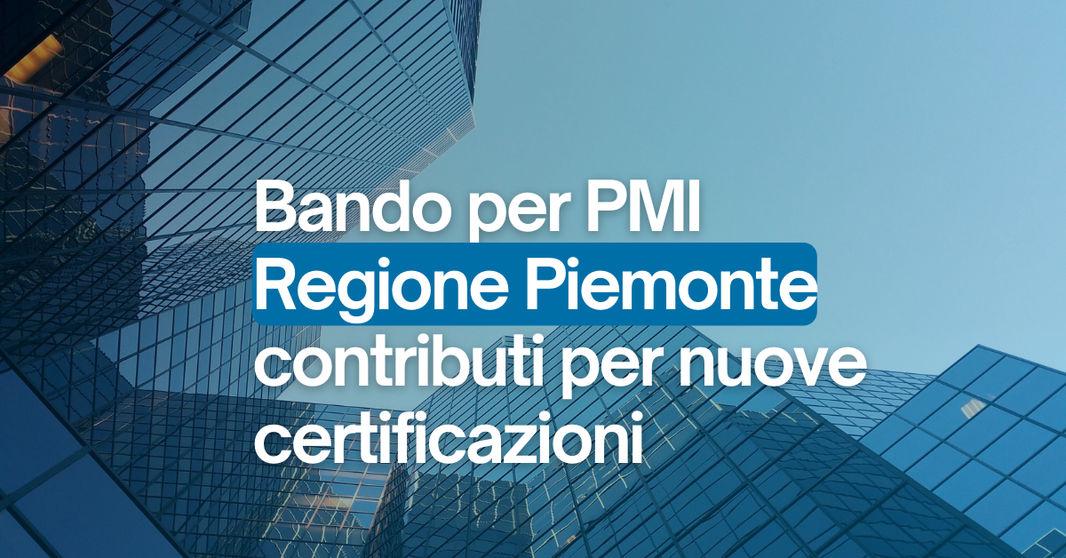 Voucher certificazioni PMI per competitività e sostenibilità