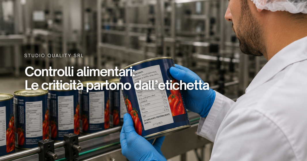 Etichettatura alimentare: perché è il punto più controllato (e più sottovalutato) di un'ispezione
