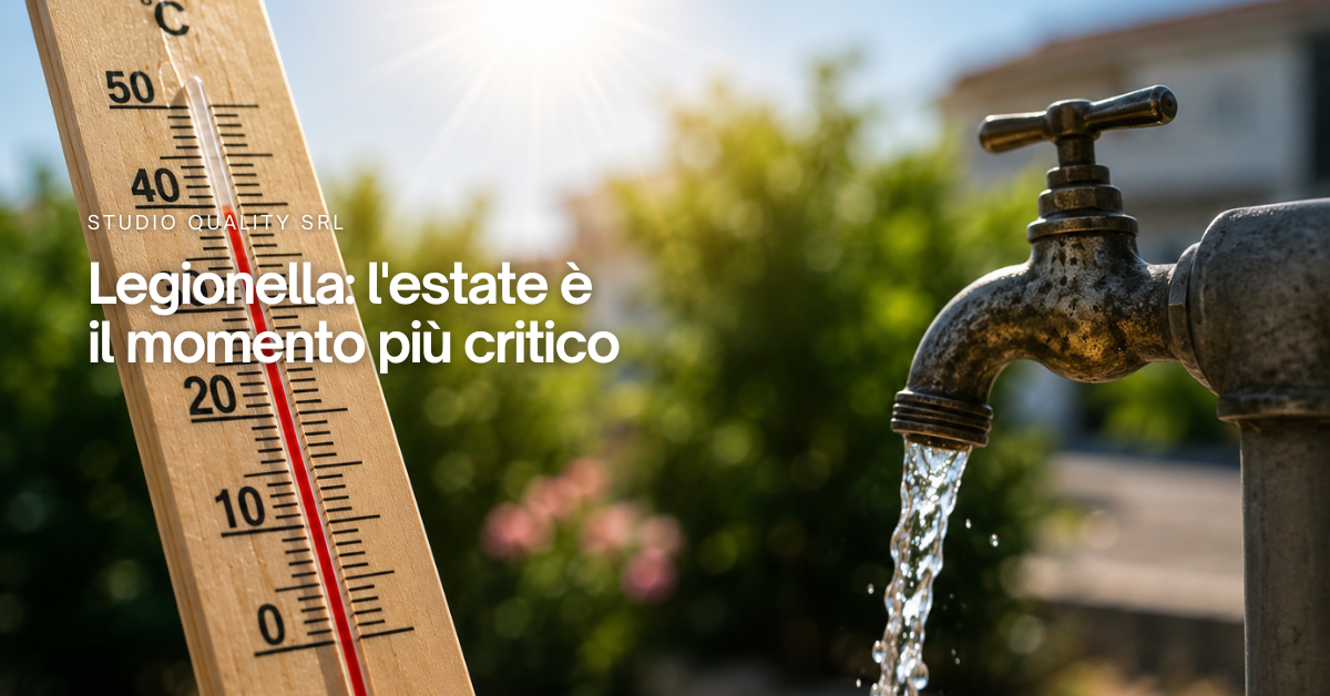 Legionella: perché l'estate è il periodo di rischio più alto