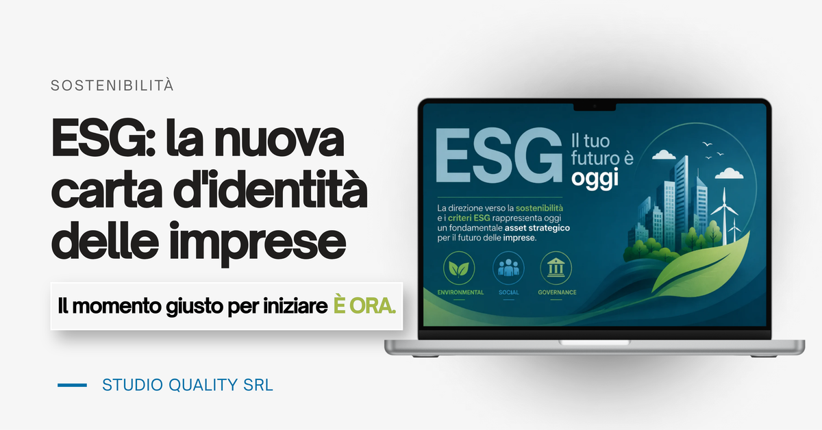 ESG e Bilancio di Sostenibilità: da dove iniziare